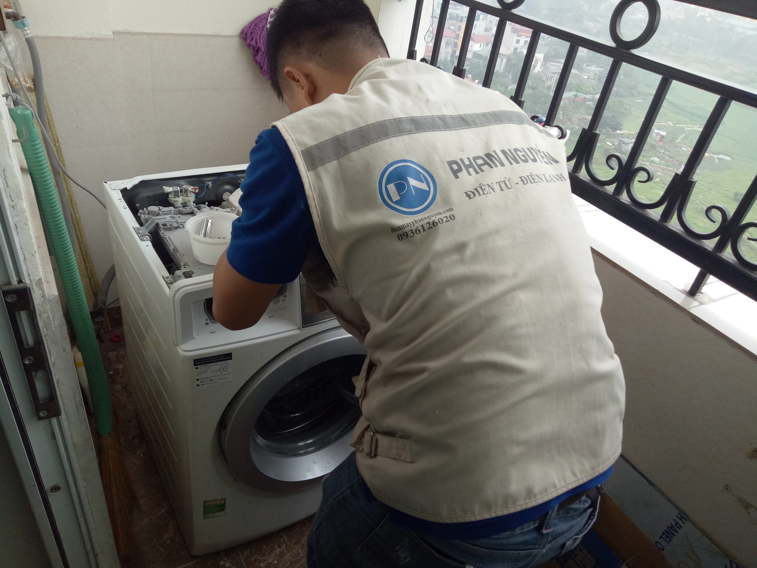 vệ sinh máy giặt