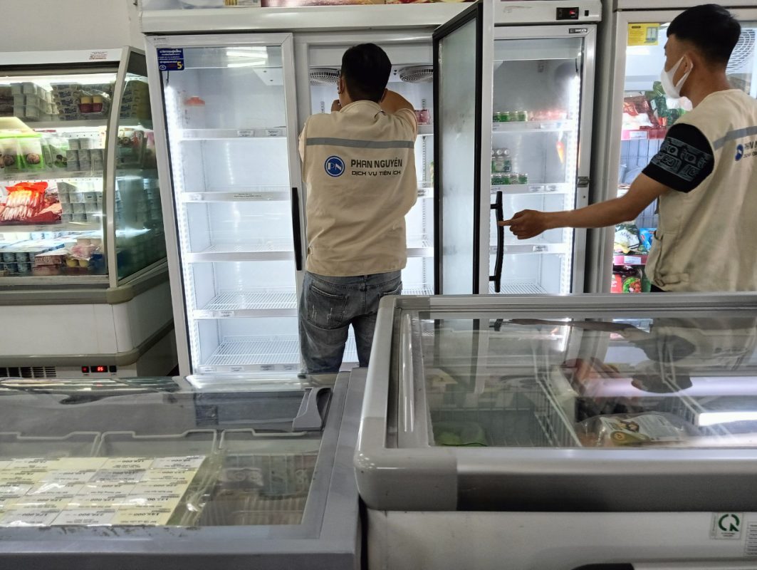 sửa tủ mát siêu thị tại bắc ninh