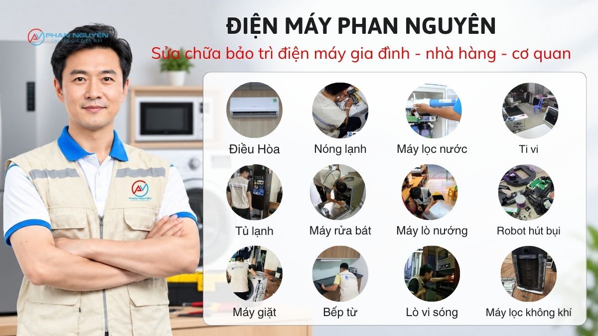 Banner tất cả dịch vụ sửa chữa bảo dưỡng tại điện máy phan nguyên
