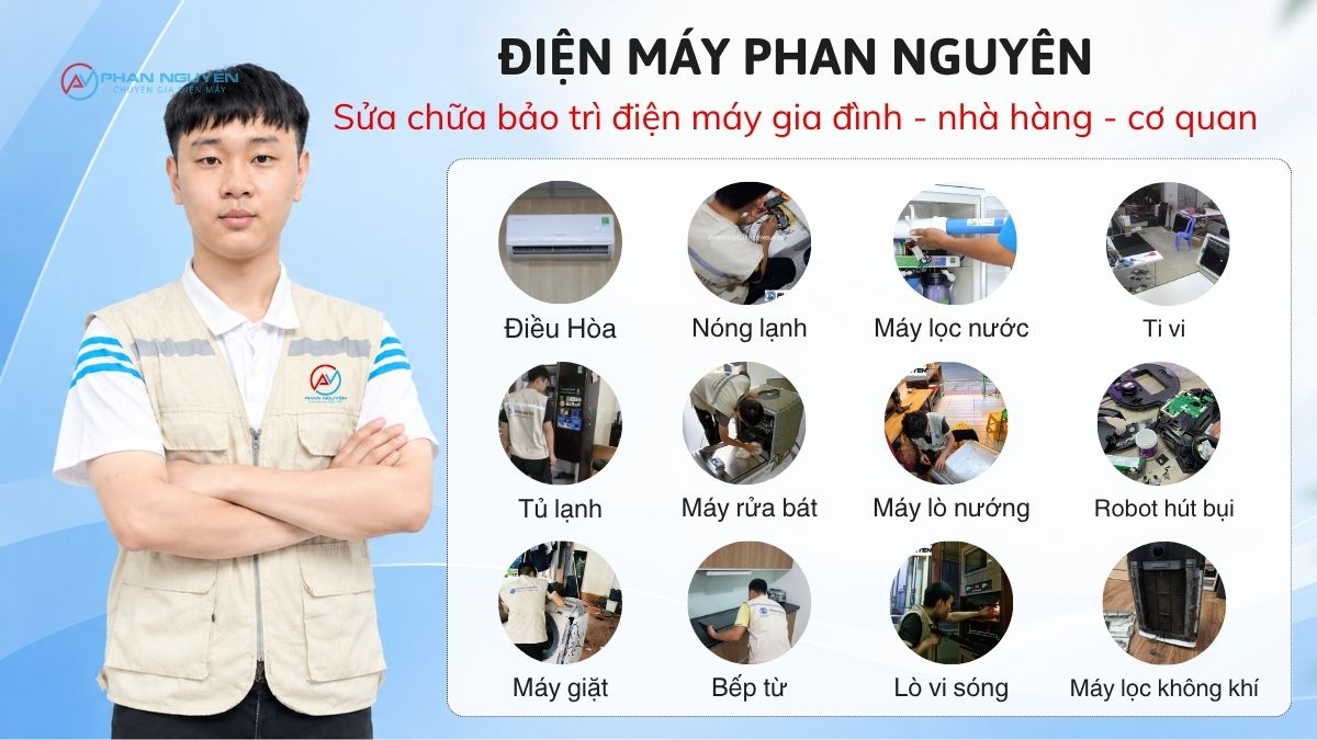 Banner tất cả dịch vụ sửa chữa bảo dưỡng tại điện máy phan nguyên