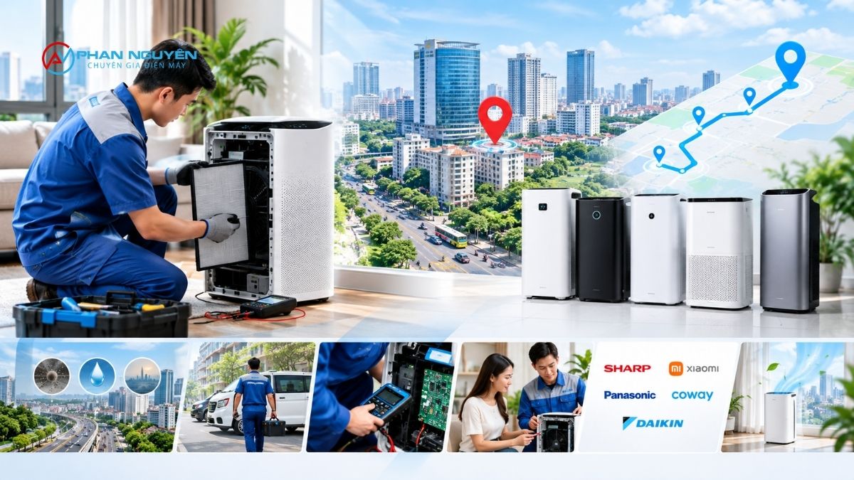 Dịch Vụ Sửa Máy Lọc Không Khí Tại Cầu Giấy Của Phan Nguyên