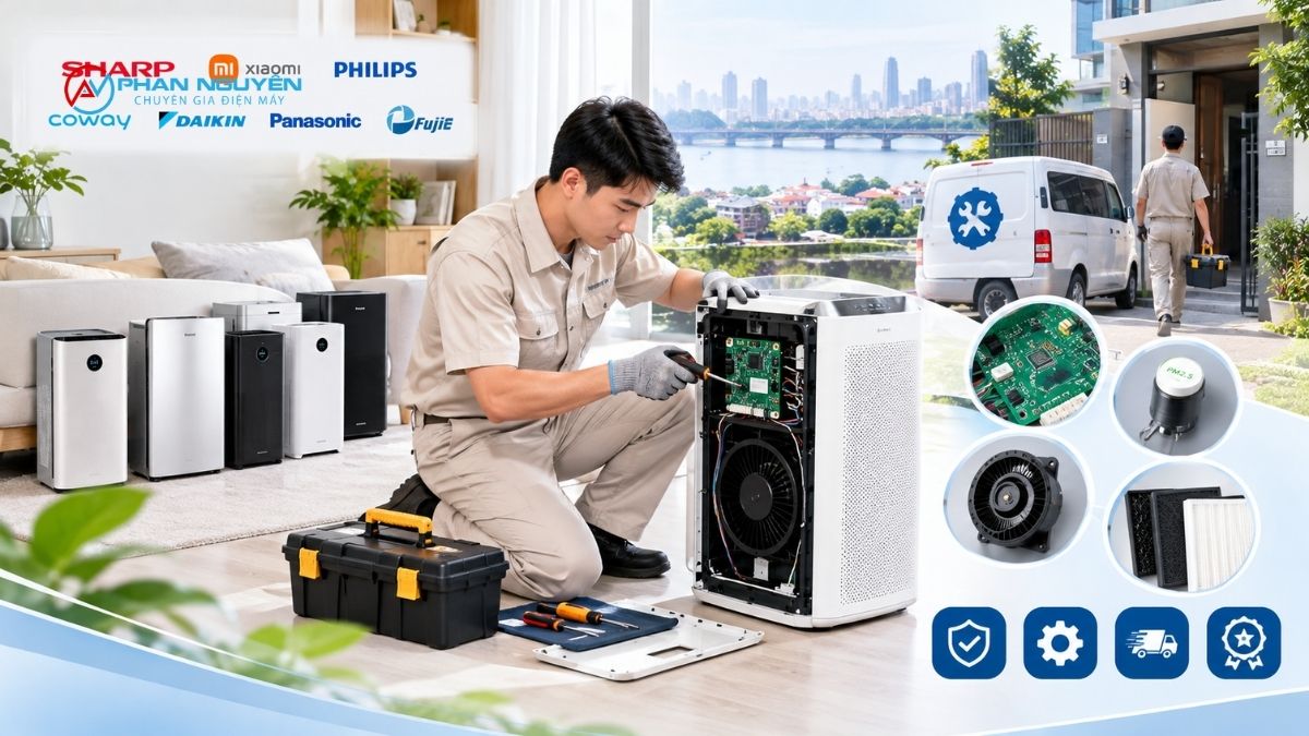 Dịch Vụ Sửa Máy Lọc Không Khí Tại Long Biên, Gia Lâm Của Phan Nguyên