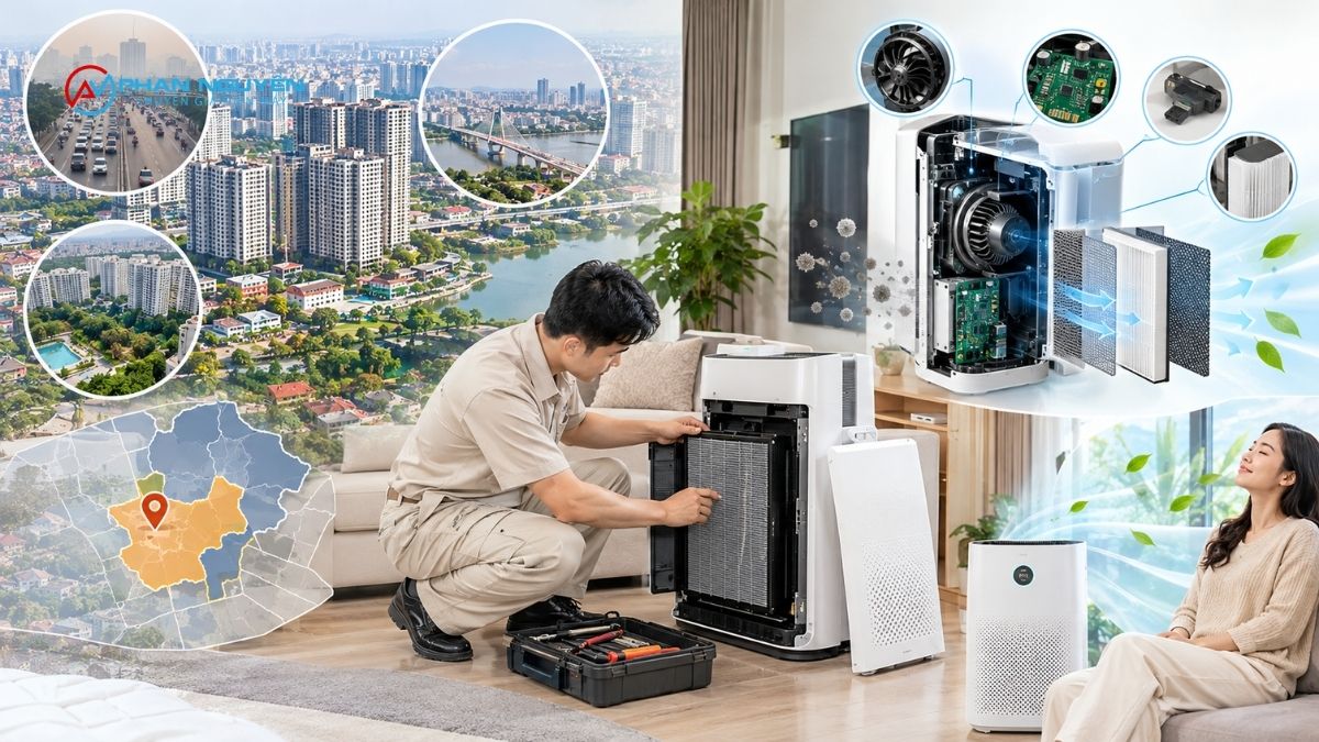 Vì Sao Cư Dân Hoàng Mai Cần Dịch Vụ Sửa Máy Lọc Không Khí Riêng Biệt?