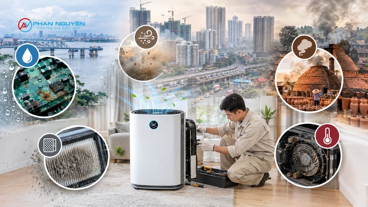 Vì Sao Máy Lọc Không Khí Ở Long Biên, Gia Lâm Nhanh Xuống Cấp Hơn Nơi Khác?