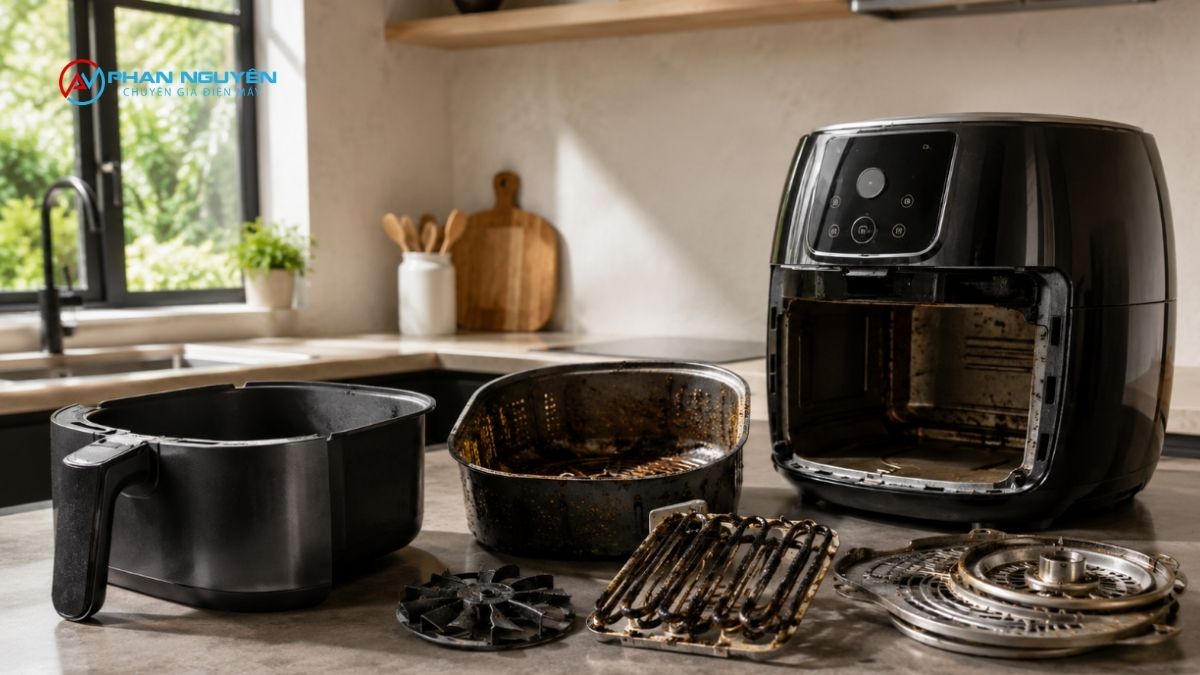 Dấu Hiệu Nồi Chiên Không Dầu Cần Được Vệ Sinh, Bảo Trì Ngay