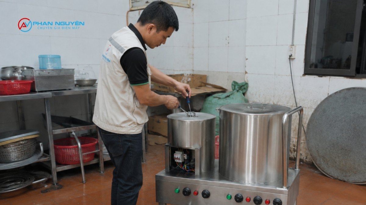 Bảng lỗi thường gặp ở nồi bánh tráng cuốn tại Hà Nội và giải pháp xử lý