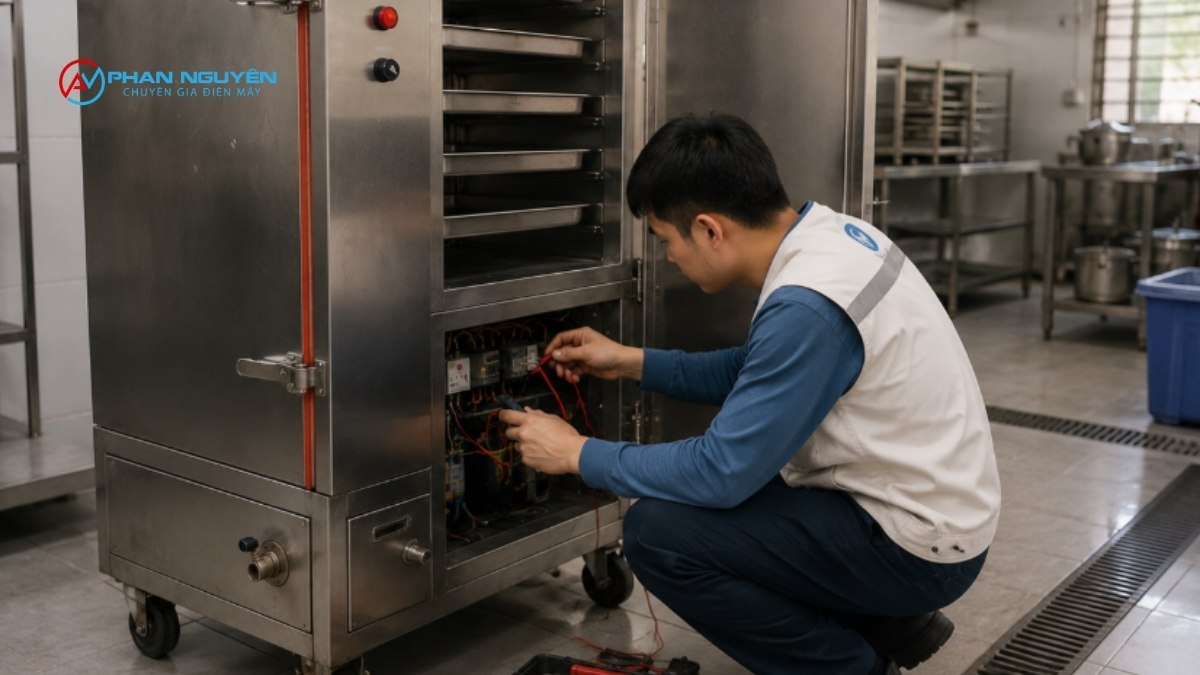 Dấu Hiệu Nhận Biết Tủ Hấp Công Nghiệp Hà Nội Đang Hỏng
