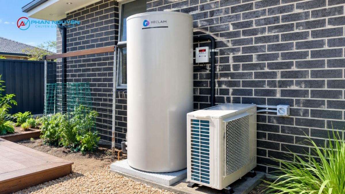 Máy nước nóng năng lượng mặt trời heat pump là gì?