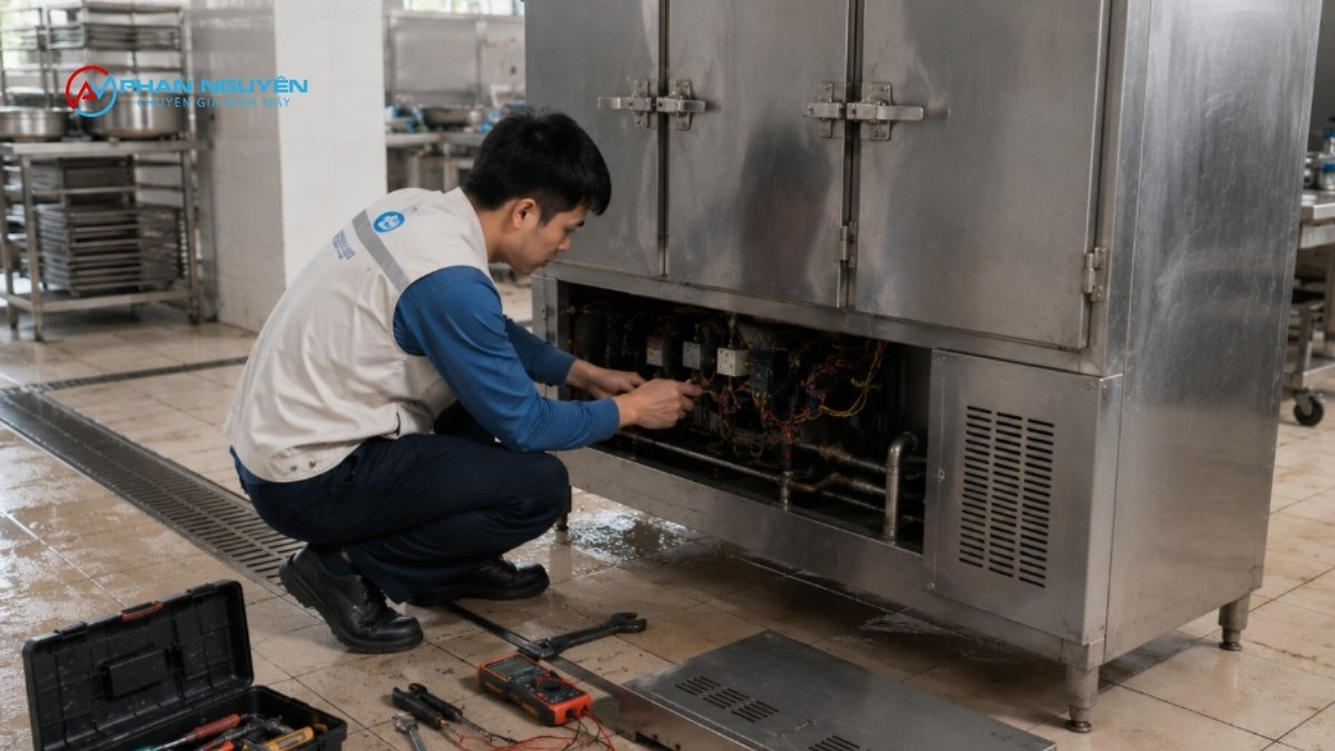 Nguyên Nhân Tủ Hấp Công Nghiệp Hỏng Thường Gặp Tại Hà Nội