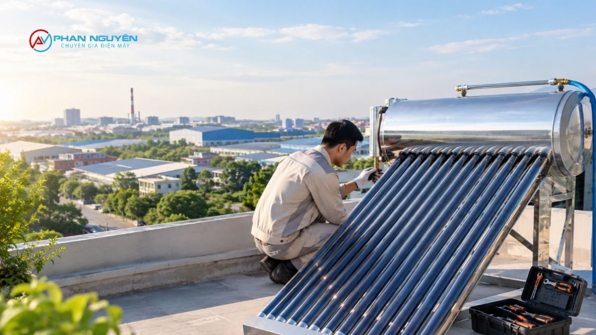 Vì sao nên chọn đơn vị sửa máy nước nóng năng lượng mặt trời hiểu rõ đặc thù Bắc Ninh?