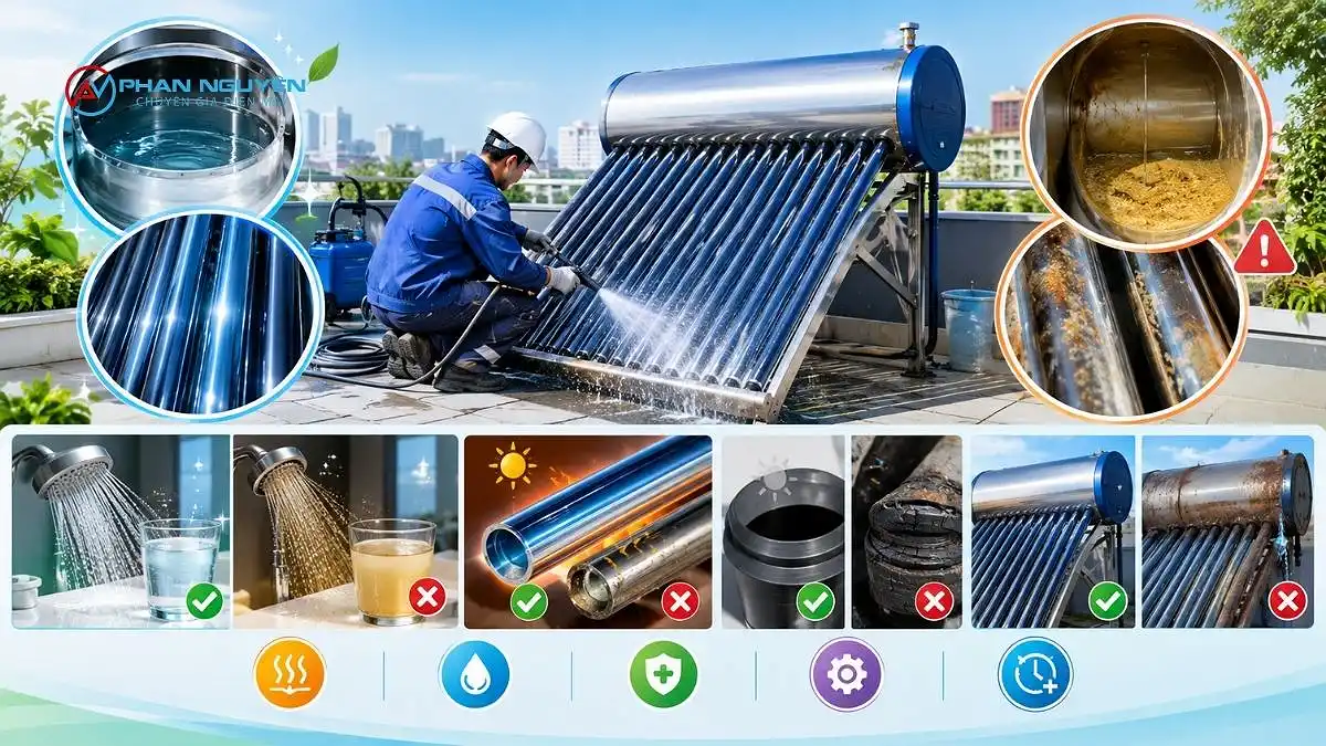 Vì Sao Nên Vệ Sinh, Bảo Dưỡng Thái Dương Năng Định Kỳ?