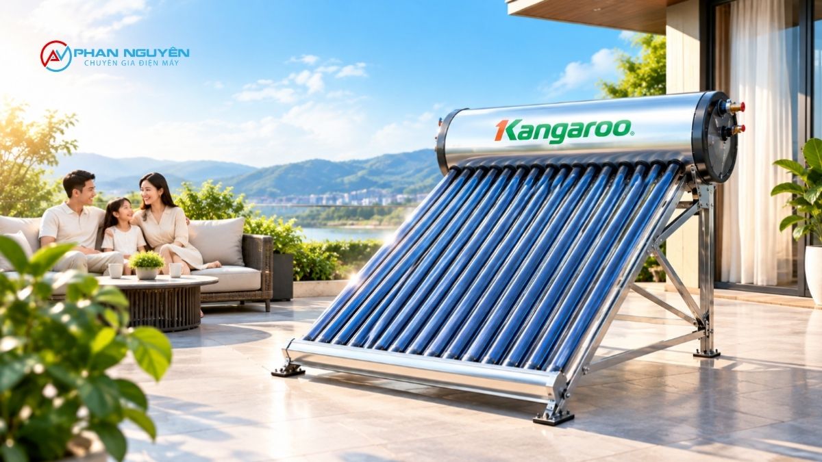 Bảng giá tham khảo sửa máy nước nóng năng lượng mặt trời Kangaroo