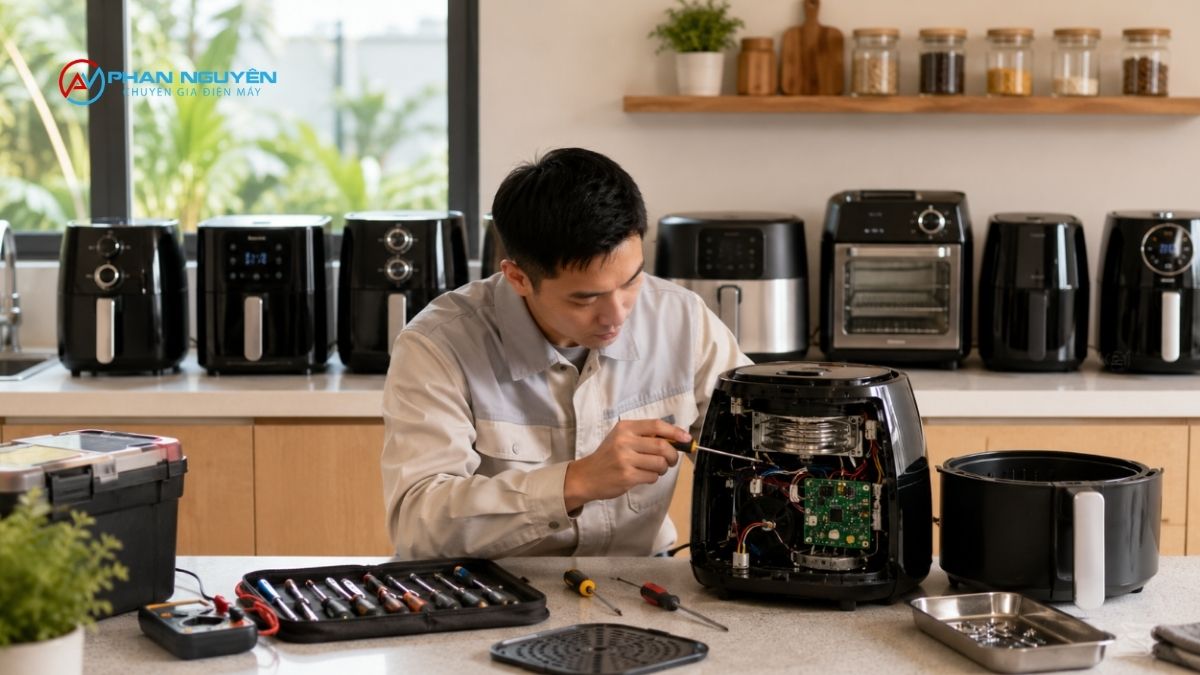 Bảng so sánh nhanh Top nồi chiên không dầu tốt nhất, dễ sử dụng nhất