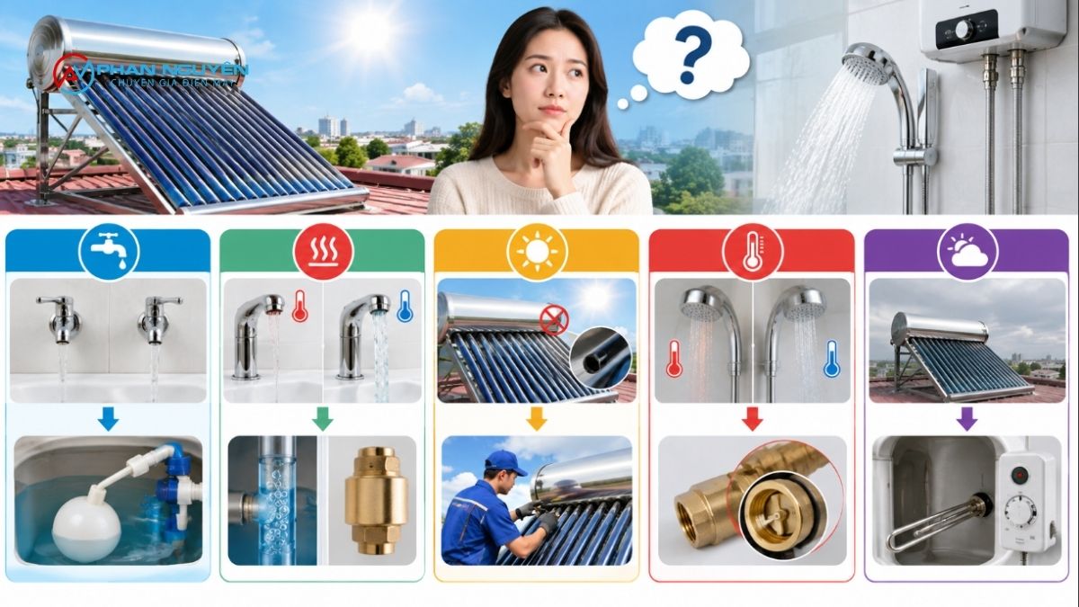 Bảng tự chẩn đoán nhanh: Xác định nguyên nhân theo dấu hiệu quan sát được