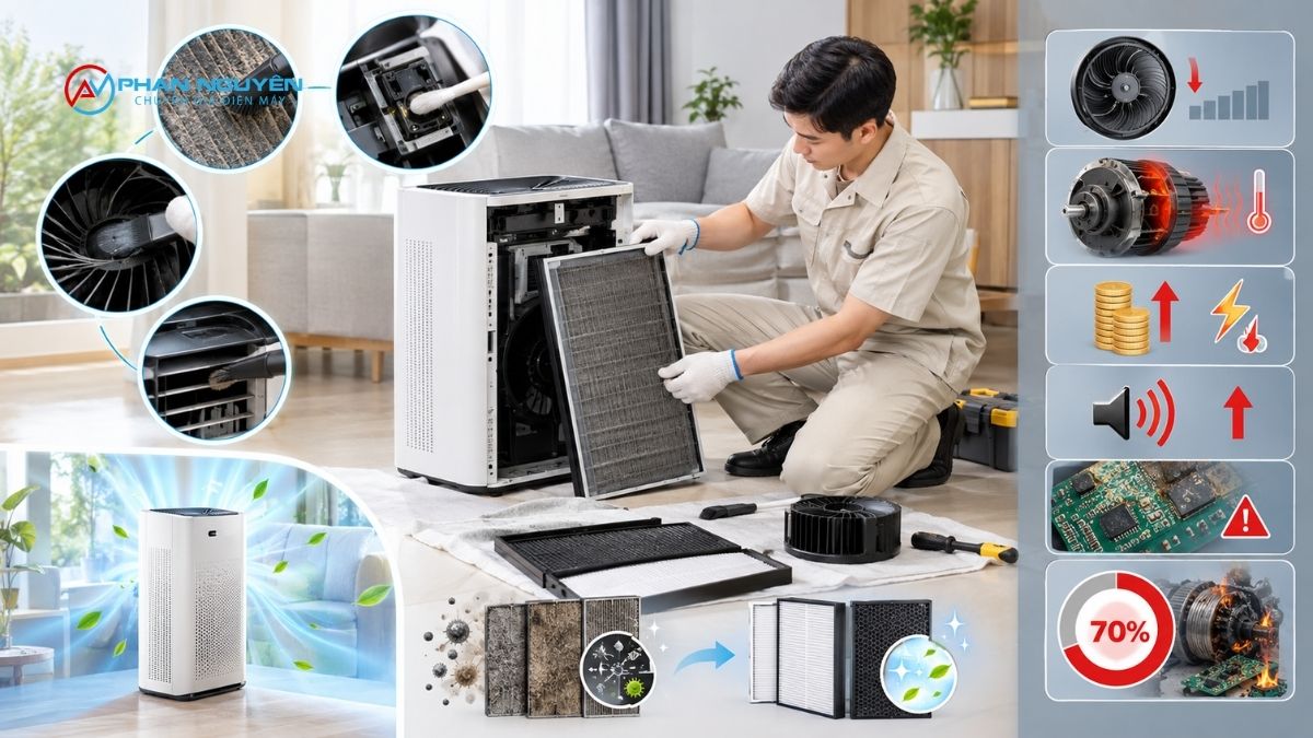 Bảo dưỡng máy lọc không khí là gì, vì sao không thể bỏ qua?
