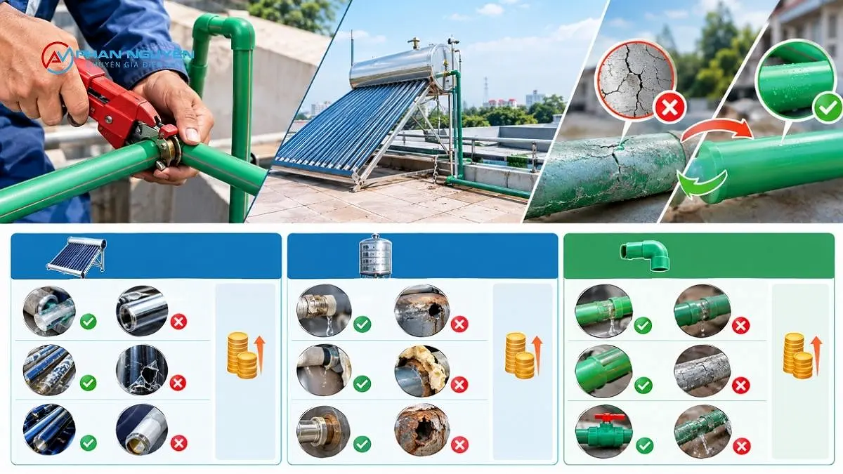 Bình bảo ôn — Khi nào nên thay, khi nào chỉ cần sửa?
