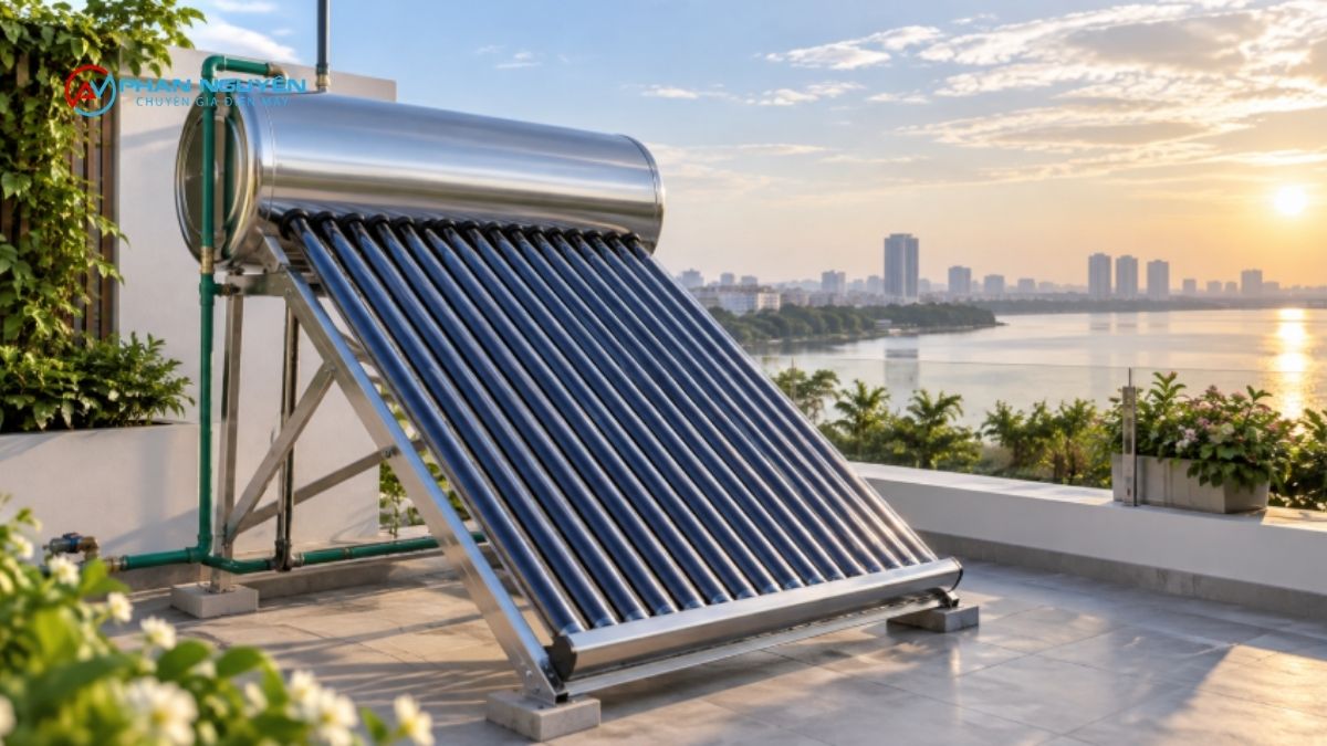 Các lỗi máy nước nóng năng lượng mặt trời thường gặp