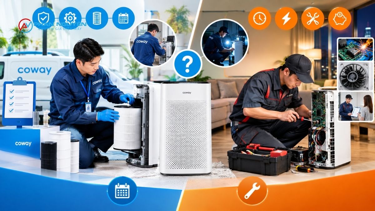 Có nên tự sửa máy lọc không khí Coway tại nhà không?