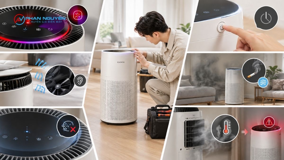 Dấu hiệu máy lọc không khí Cuckoo cần gọi thợ kiểm tra ngay
