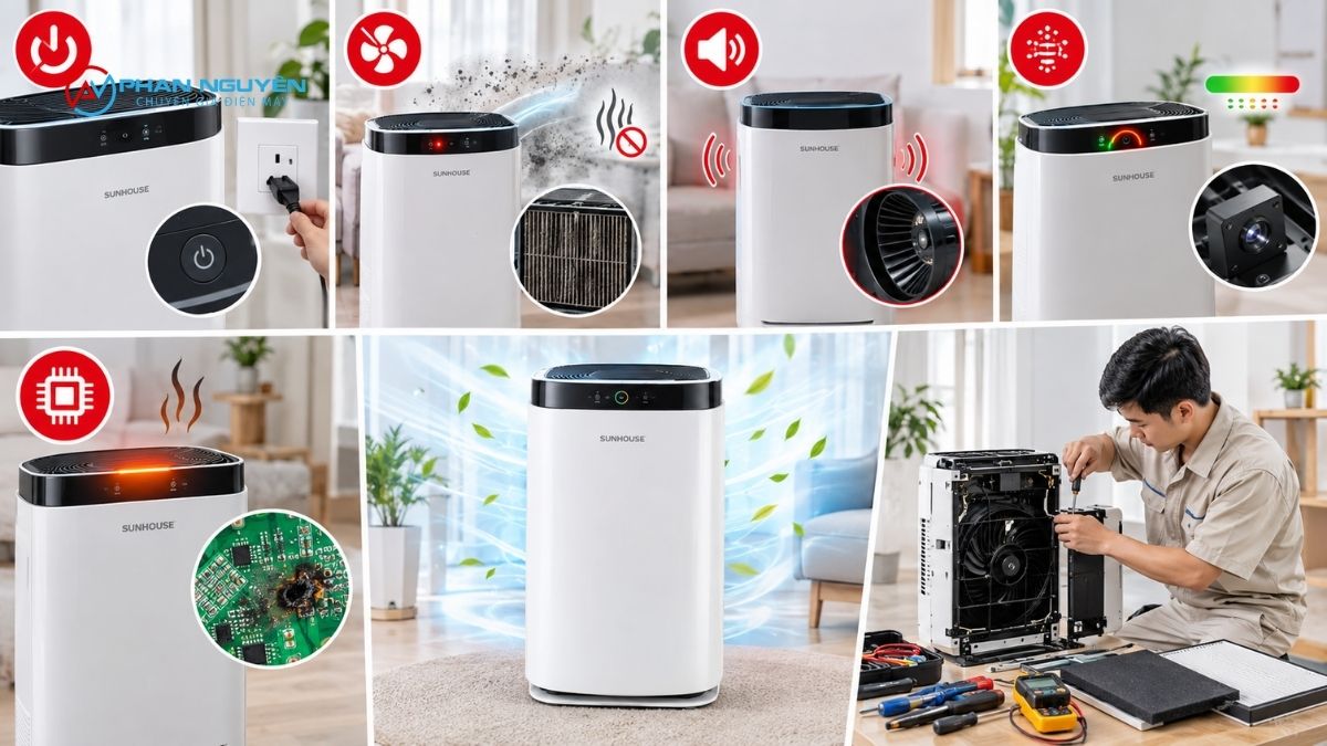 Dấu hiệu máy lọc không khí Sunhouse cần gọi thợ ngay