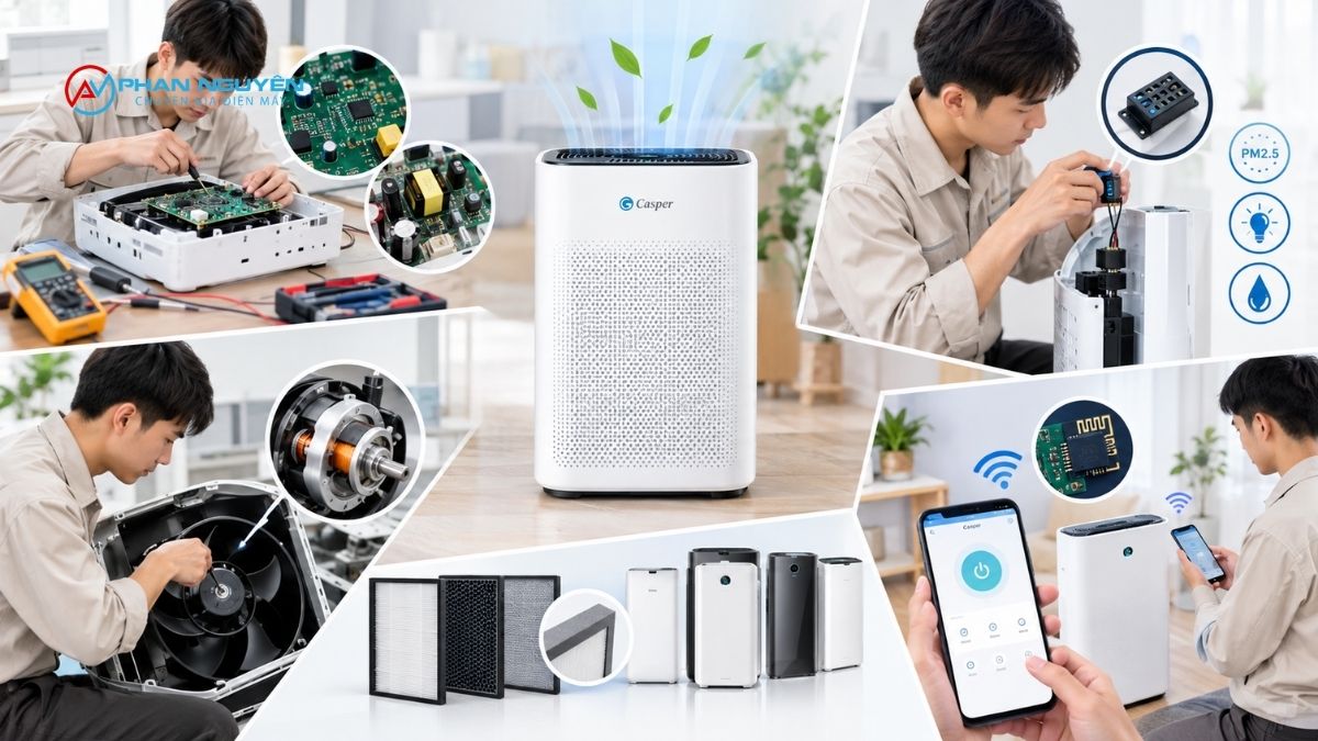 Dịch Vụ Sửa Máy Lọc Không Khí Casper Xử Lý Những Hạng Mục Nào?