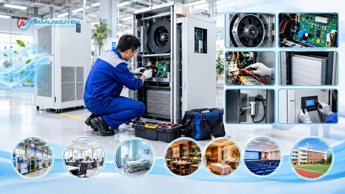 Dịch vụ sửa máy lọc không khí công nghiệp là gì?