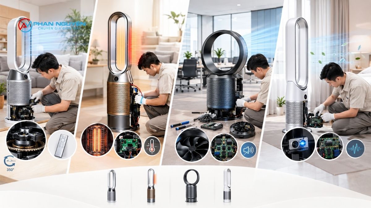 Giải Pháp Khắc Phục Theo Từng Dòng Máy Lọc Không Khí Dyson Phổ Biến