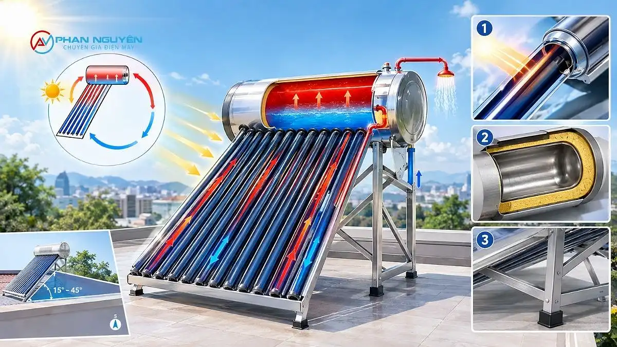 Hiểu đúng nguyên lý hấp thụ nhiệt để dùng máy hiệu quả hơn