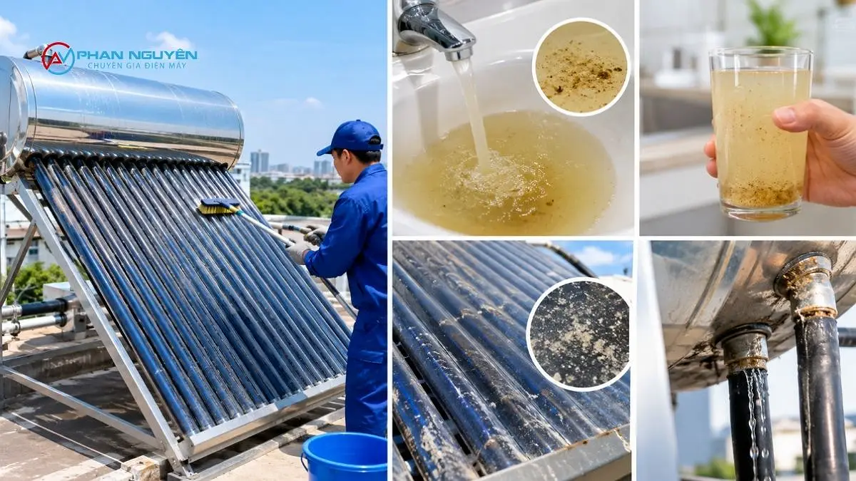Khi Nào Cần Vệ Sinh Máy Nước Nóng Năng Lượng Mặt Trời?