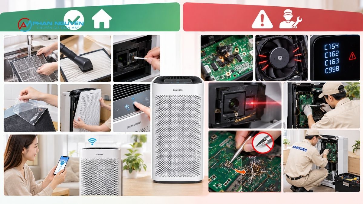 Khi Nào Nên Tự Khắc Phục Tại Nhà, Khi Nào Bắt Buộc Gọi Thợ Chuyên Samsung?