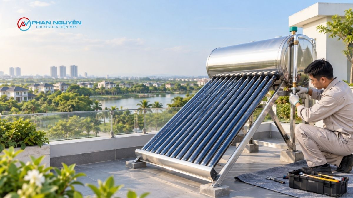 Khu vực phục vụ sửa máy nước nóng năng lượng mặt trời tại Hưng Yên