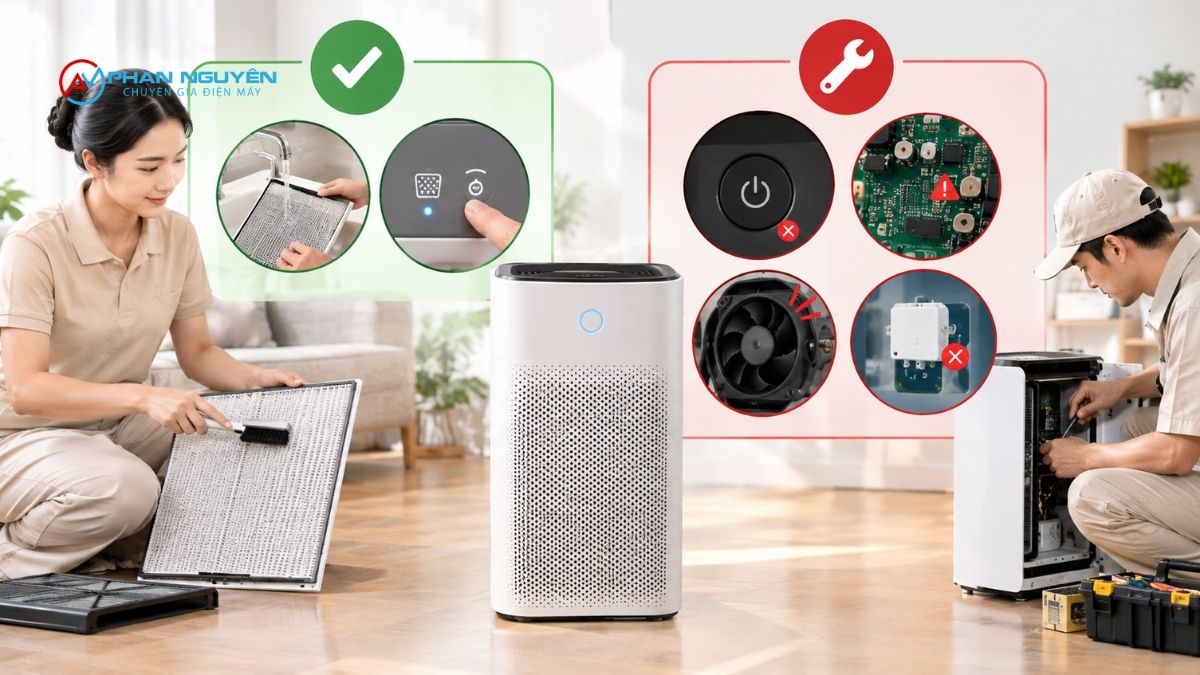 Lỗi nào trên máy Cuckoo tự xử lý được, lỗi nào bắt buộc gọi thợ?