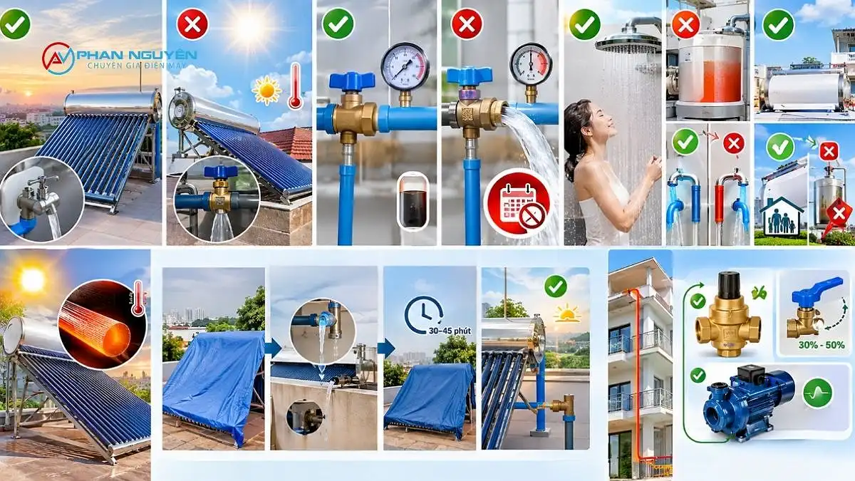 Nguyên tắc cấp nước và vận hành hàng ngày