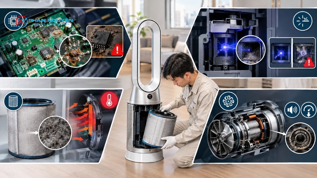 Những Nguyên Nhân Thường Gặp Khiến Máy Lọc Không Khí Dyson Gặp Sự Cố