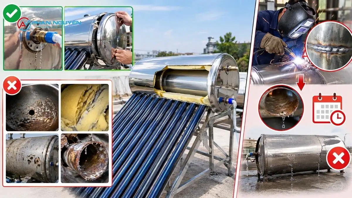 Ống chân không — Khi nào nên thay, khi nào chỉ cần sửa?