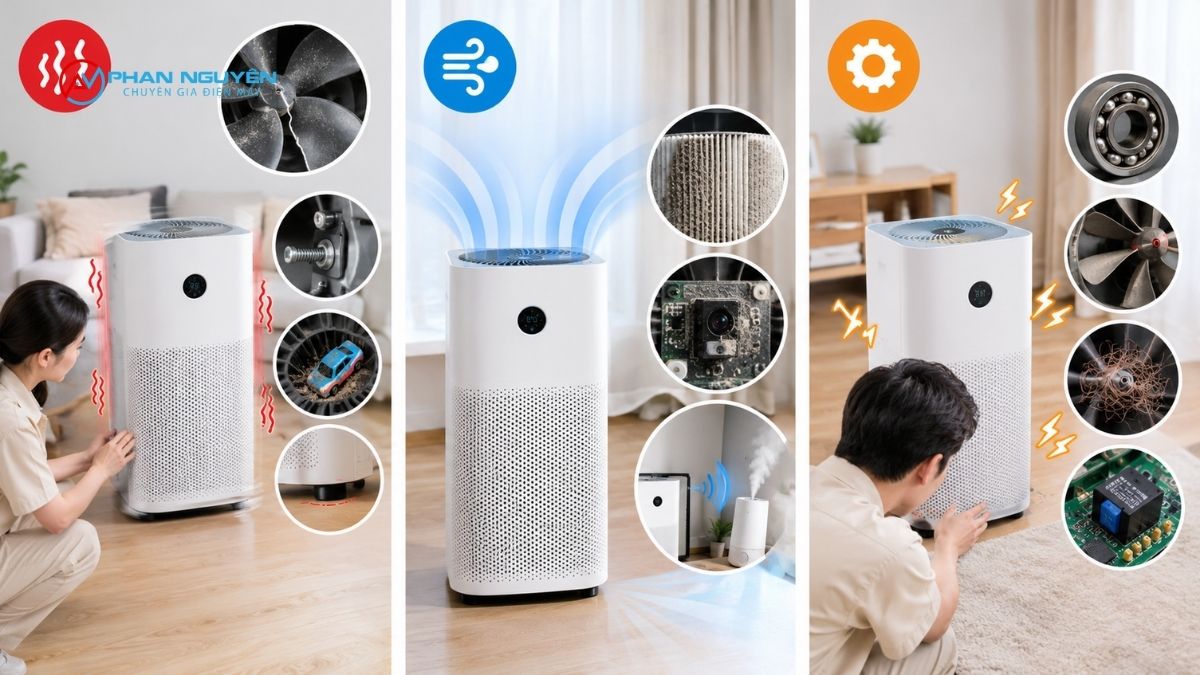 Phân biệt 3 loại âm thanh bất thường: rung mạnh, tiếng ù, tiếng lạch cạch