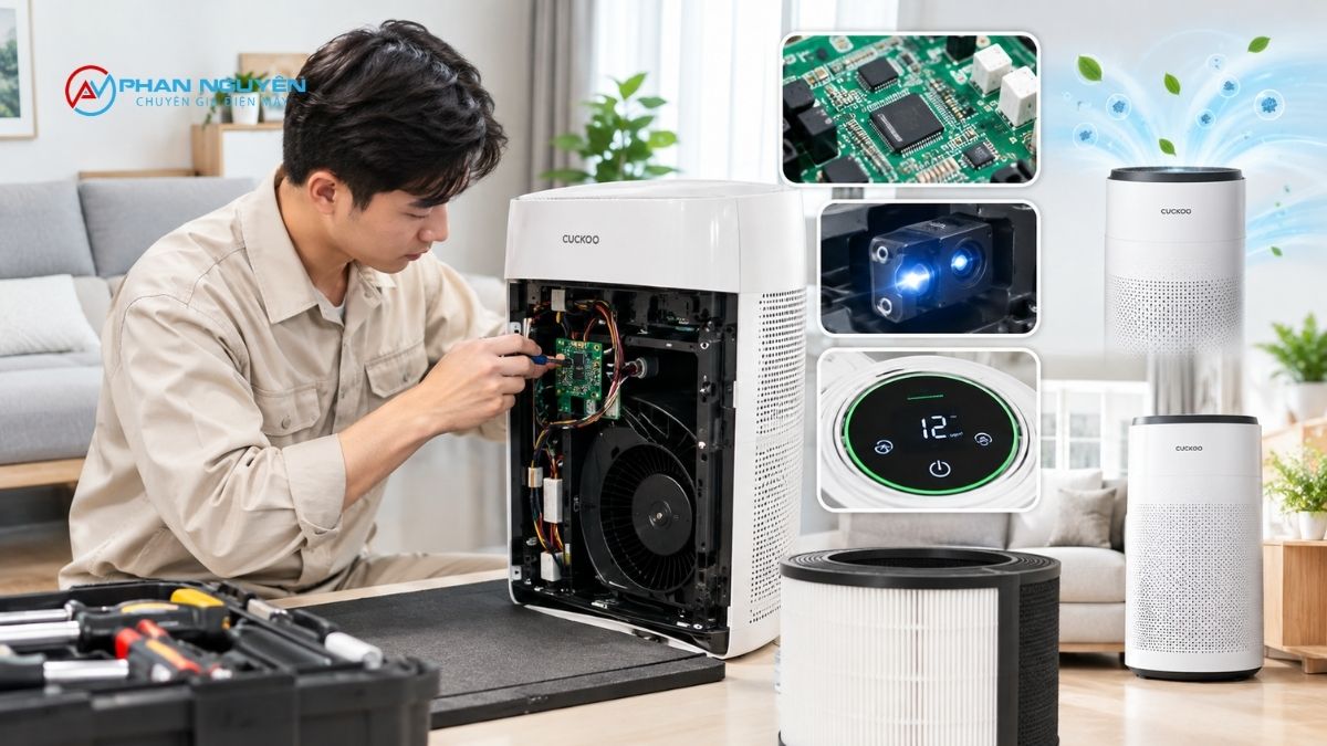 Sửa máy lọc không khí Cuckoo ở đâu uy tín, đúng chuyên môn?