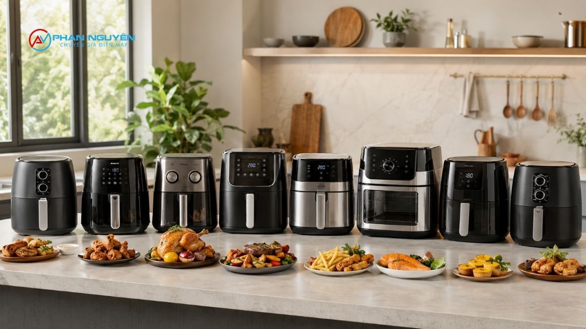 Top 8 nồi chiên không dầu tốt nhất, dễ sử dụng nhất hiện nay
