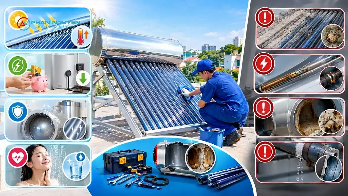 Vì Sao Cần Bảo Dưỡng Máy Nước Nóng Năng Lượng Mặt Trời Định Kỳ?