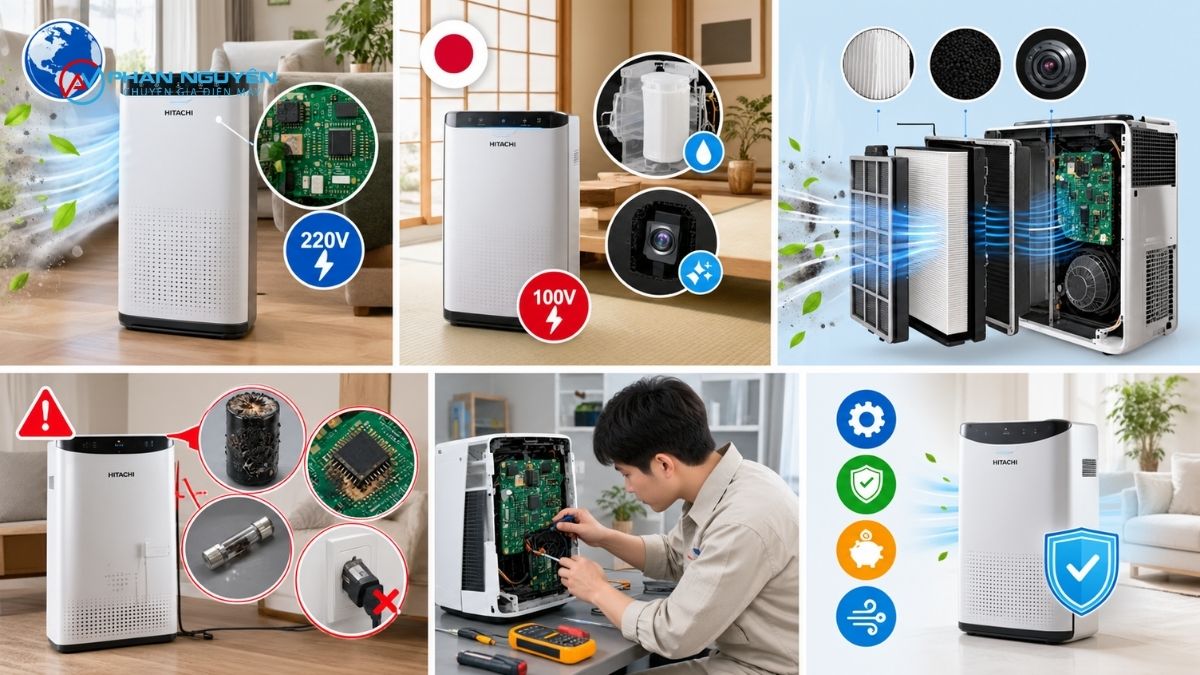 Vì Sao Máy Lọc Không Khí Hitachi Thường Gặp Những Lỗi Đặc Thù Riêng?