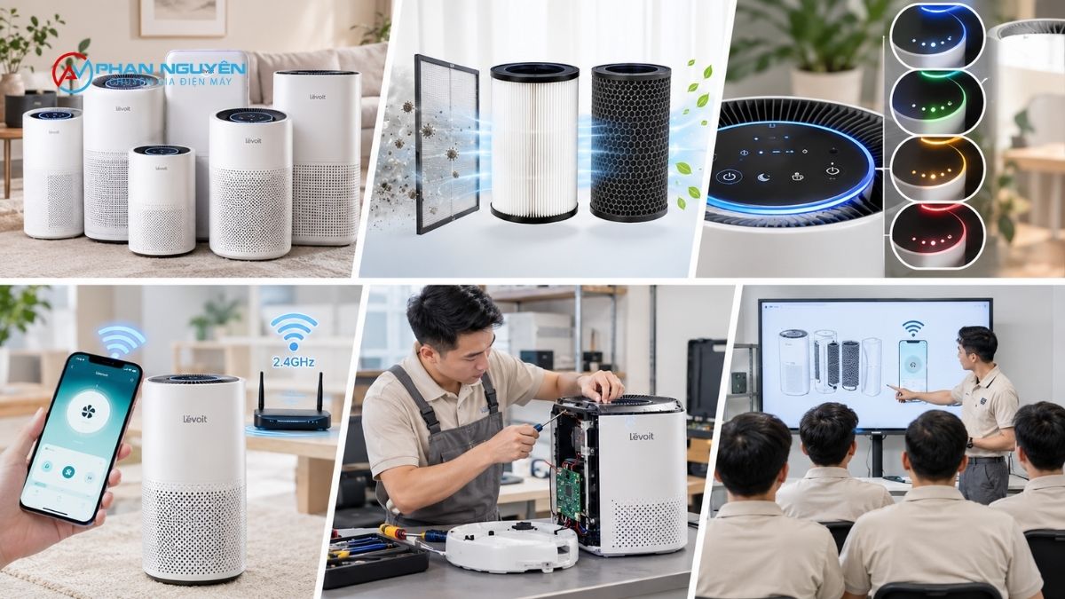 Vì Sao Máy Lọc Không Khí Levoit Cần Thợ Hiểu Đúng Dòng Máy?