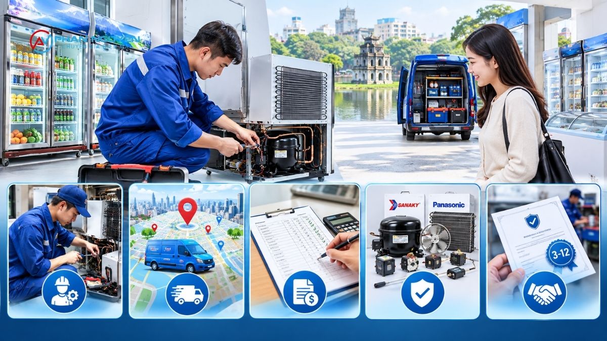 Vì sao nên chọn dịch vụ sửa tủ mát tại Hà Nội của chúng tôi?