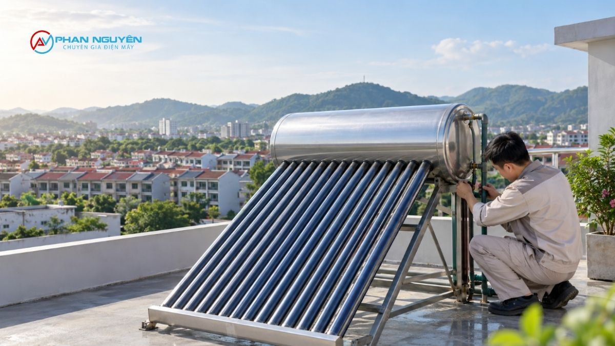 Vì sao nên chọn đơn vị sửa máy nước nóng năng lượng mặt trời hiểu rõ đặc thù Bắc Giang