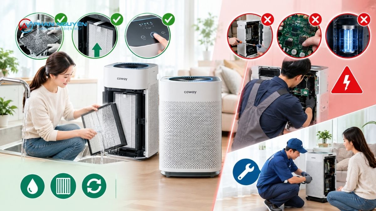 Dịch vụ Cody chính hãng Coway và thợ sửa độc lập - nên chọn bên nào?
