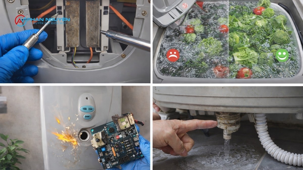 4 Lỗi Phổ Biến Nhất Trên Máy Rửa Rau Kent-Ozone