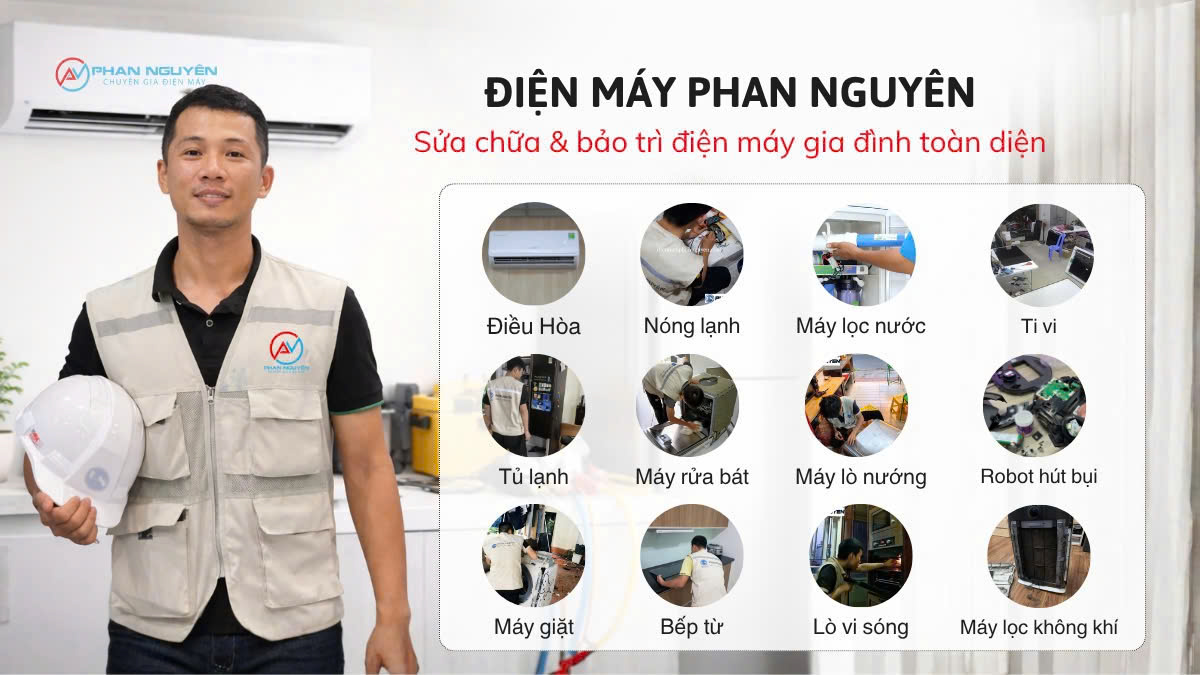 Banner tất cả dịch vụ sửa chữa bảo dưỡng tại điện máy phan nguyên