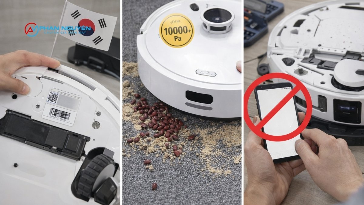 Cảnh Báo Hàng Nhái Gắn Mác "Robot Hút Bụi Hàn Quốc" — Cách Nhận Biết