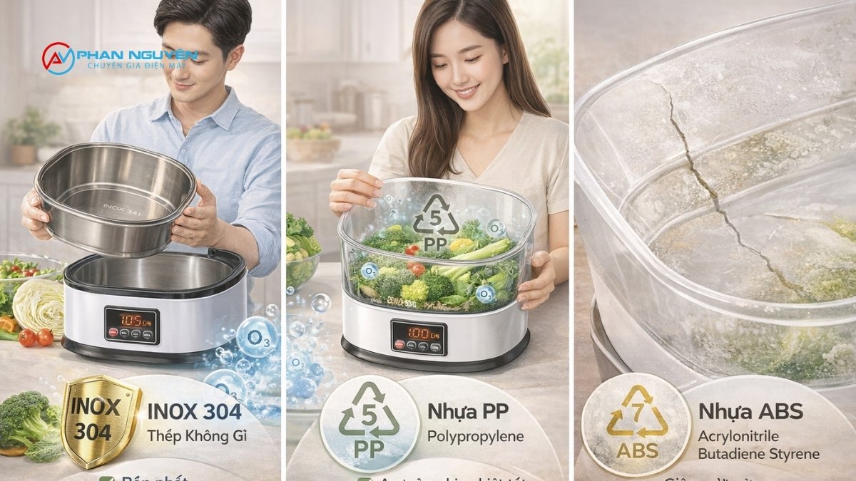 Chất Liệu Nào Đảm Bảo Máy Bền Và An Toàn Thực Phẩm?