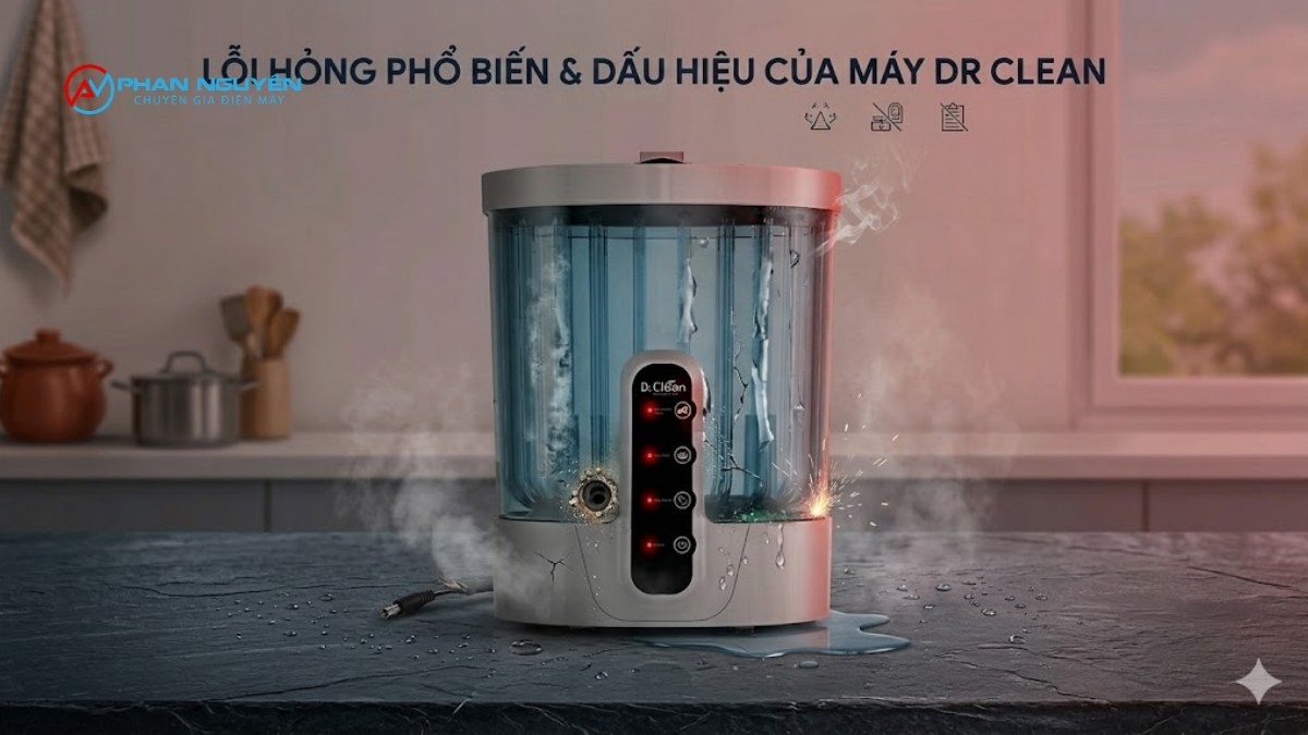Chi Phí Sửa Máy Khử Độc Dr Clean Theo Từng Loại Lỗi