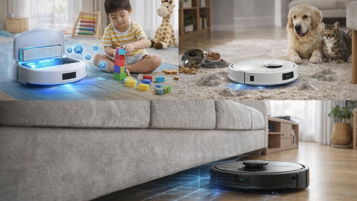 Chọn robot lau nhà theo từng loại gia đình cụ thể